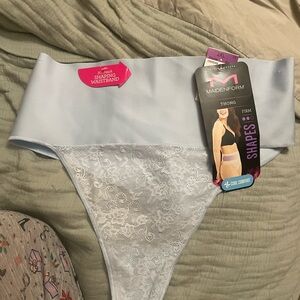 Maidenform Soft Blue Shaping Thong
